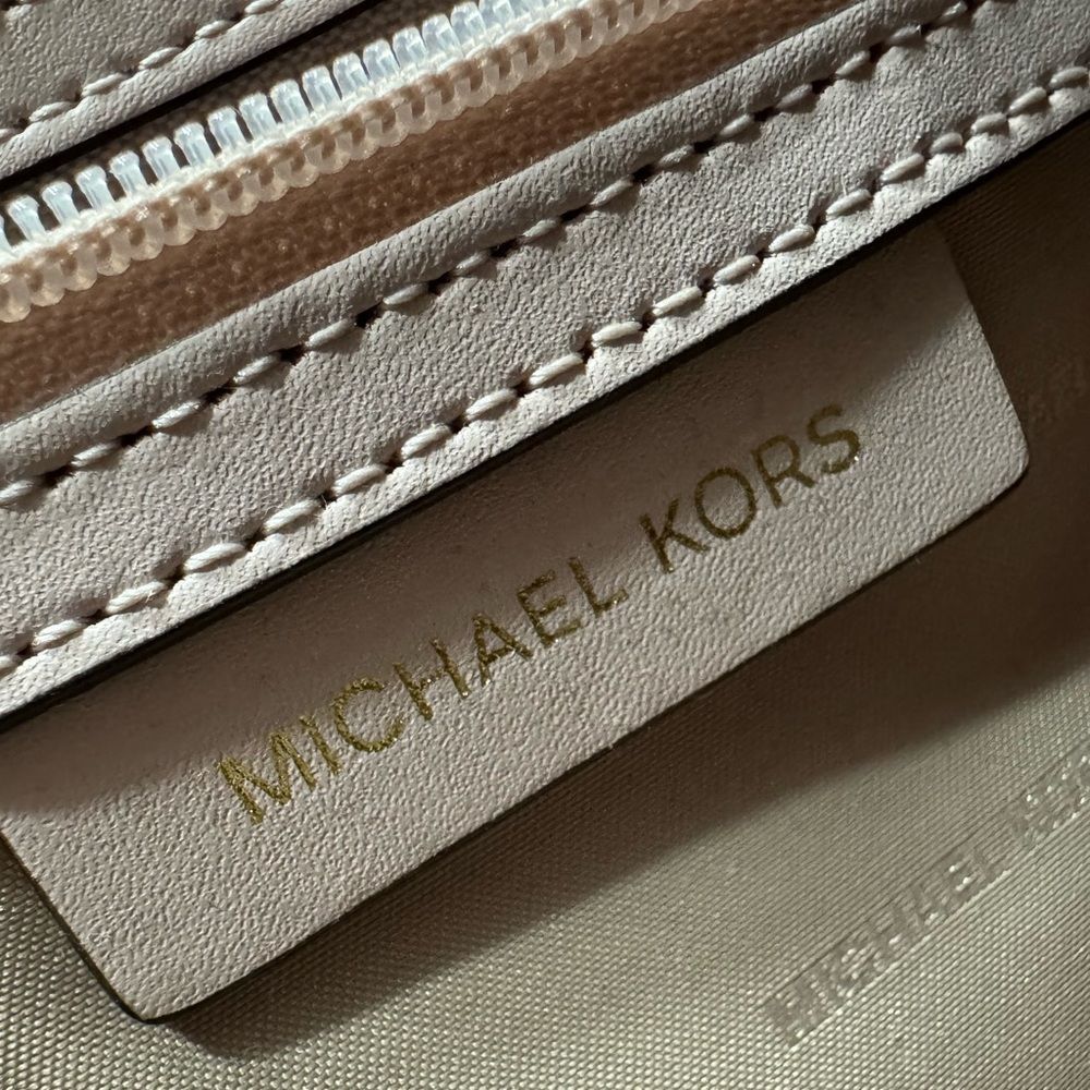 Michael Kors Selma Pink Leather Studded Firework Celestial Crossbody Bag RARE LE - Picture 10 of 11
